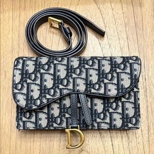 SOLD*Dior Oblique Saddle belt bag
